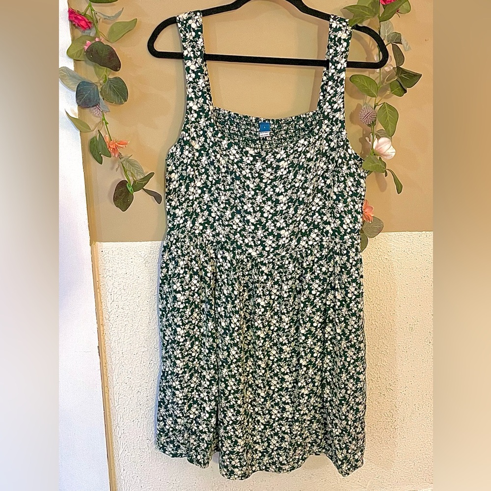 Floral Square-Neck Fit & Flare Dress